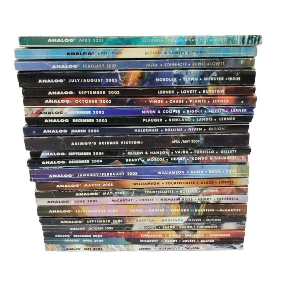 (21) Vintage Analog Year 2001 - 2006 Science Fiction and Fact Digest Books - Picture 5 of 7